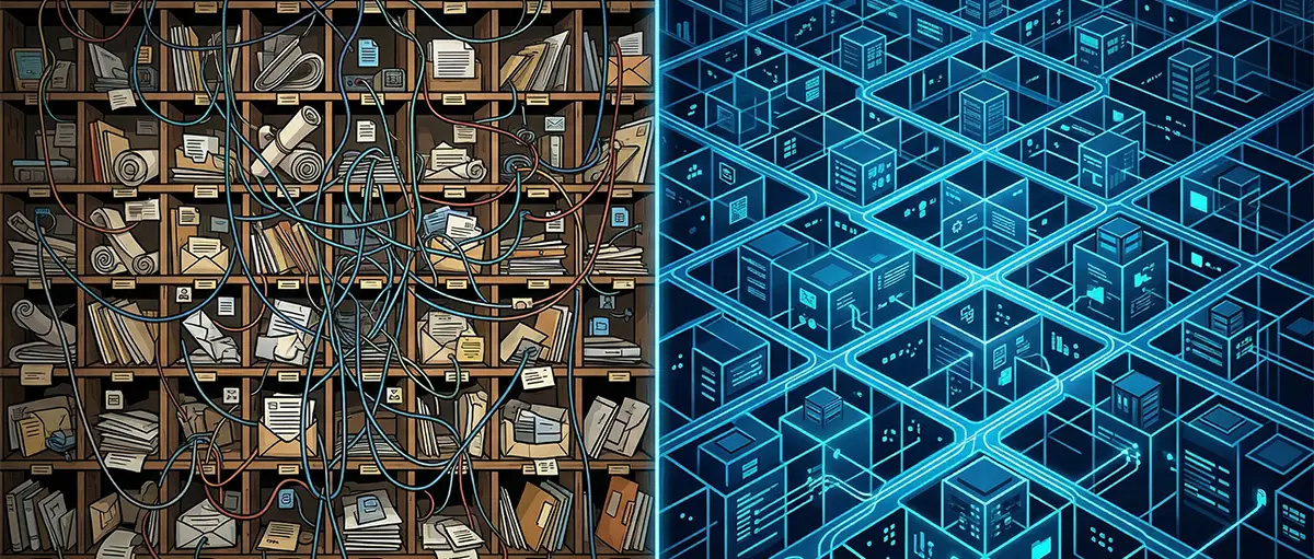 Conceptual comparison of shared hosting limitations vs cloud hosting scalability.